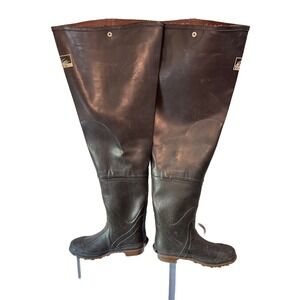 Itasca Rubber Hip Waders Boots Size Men's 6